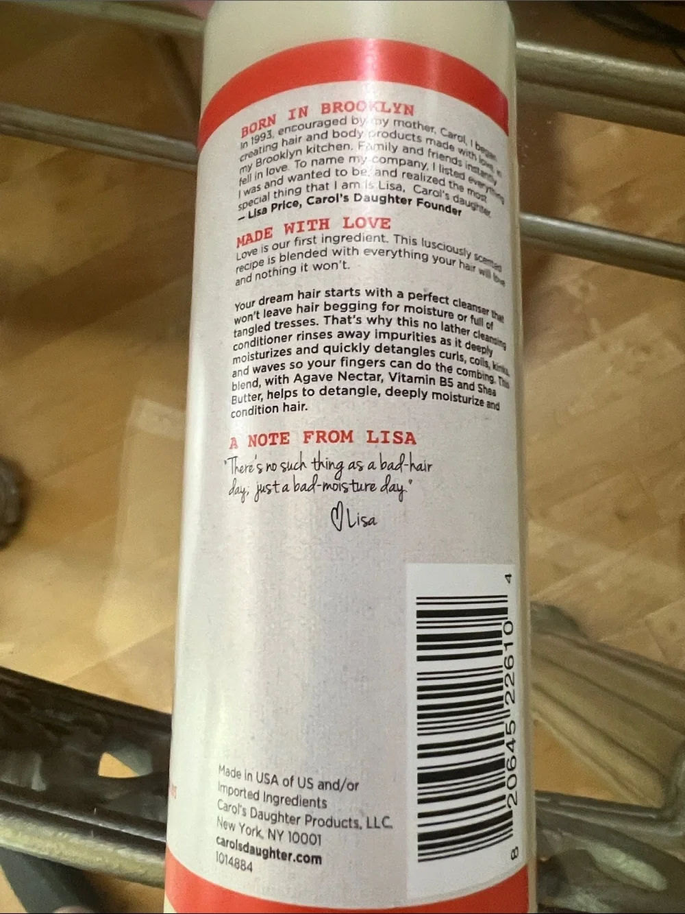 Carol's Daughter Hair Milk Curl Cleansing Conditioner – White Bottle